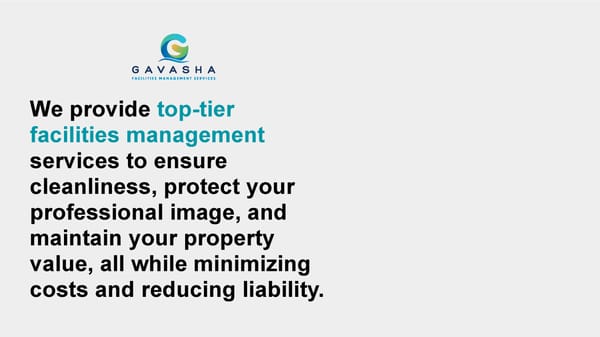 GAVASHA Facilities Management Services - Page 8